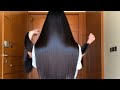 【ai動画】日本人のサラサラロングヘアーの後ろ髪を眺める動画