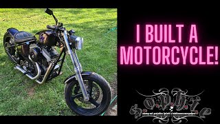 I BUILT A MOTORCYCLE! Custom Harley/Buell Chopper