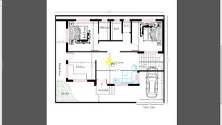 40x32 ft 2 BHK HOUSE PLAN