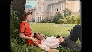 It's the 1940s You're a Student in Love sitting under a tree at the University (Oldies music, birds)