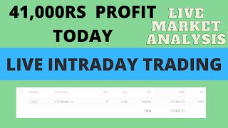 Nse Intraday Trading - 41000Rs Profit Today - Live Intraday Trading