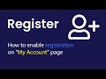 [ThemBay] How to enable registration on 