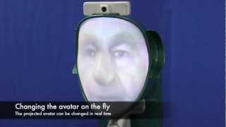 "Mask-Bot 2i": An active customisable Robotic Head with Interchangeable Face