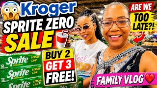 Kroger Sprite Zero Sale 😱 Buy 2 Get 3 FREE Soda Deal 🥤 Family Vlog
