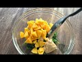 how to make persimmon and spinach salad 柿とほうれん草のマヨネーズ和えの作り方・レシピ【福島の食材】【懐かしい味】