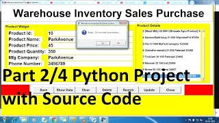 Python Projects For Beginners With Source Code Using Database | Python Projects | Python CRUD part 2