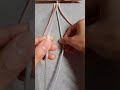 編繩基礎 四股編 how to four strand round braided