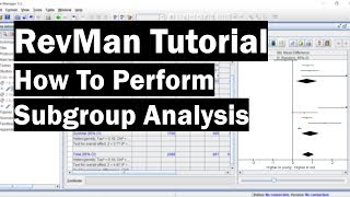 RevMan Tutorial - How To Perform Subgroup Analysis