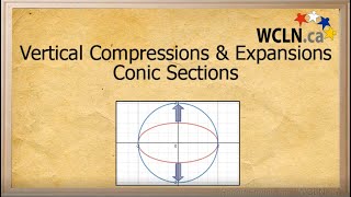 WCLN - Math - Conic Sections \u0026 Vertical Compressions/Expansions