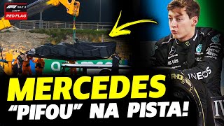 URGENTE: MERCEDES COM PROBLEMAS PAROU NA PISTA E CAUSA BANDEIRA VERMELHA | FÓRMULA 1 | GP EM CASA