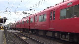 「未更新車いつまで…」3500系3524F　名鉄犬山線　犬山口駅　発車