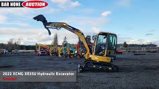 2022 XCMG XE35U Hydraulic Excavator