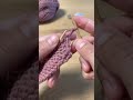 How to slip the first stitch purlwise: slo mo #knitting  #handknitting #knittingtechniques