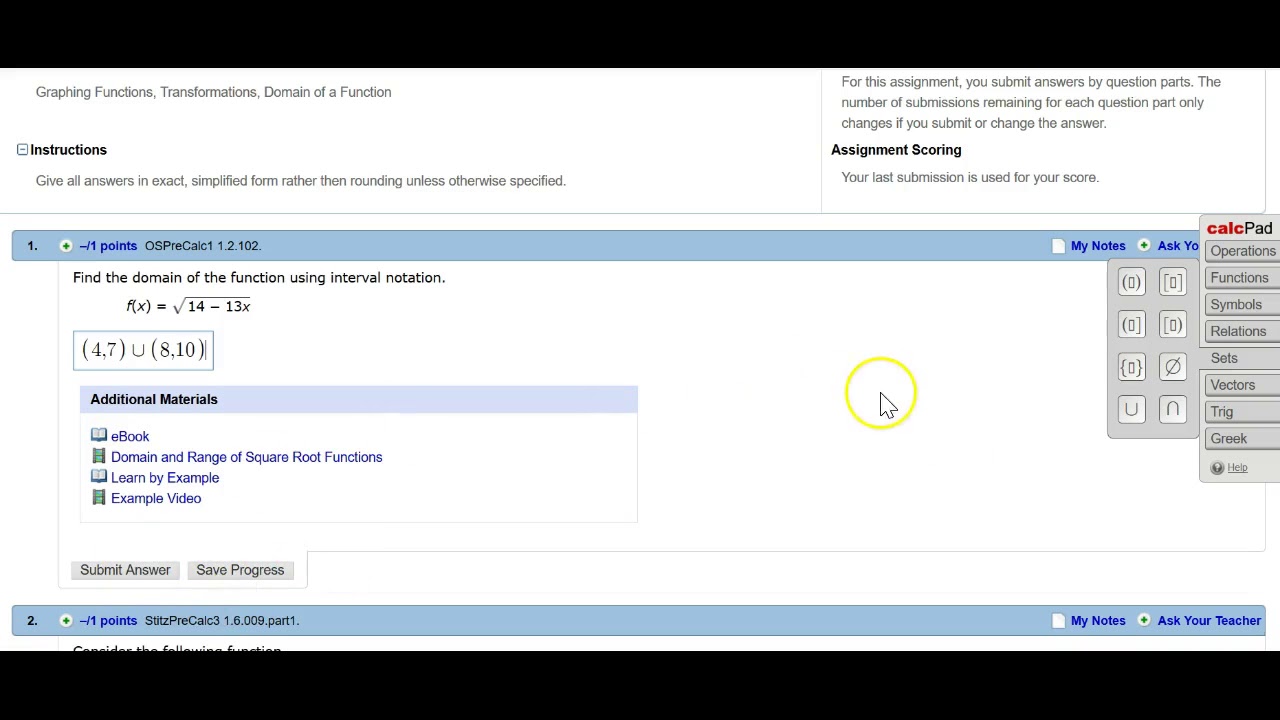 Using Webassign Youtube Using Webassign Youtube