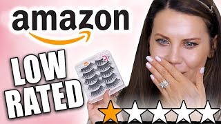 TESTING LOW-RATED AMAZON MAKEUP