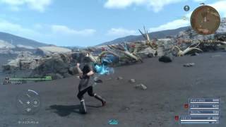 【FF15】1度の戦闘で経験値１１万越え！！！！！楽に経験値稼いでみた☆☆☆簡単レベル上げ