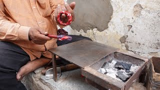 lac bangles making process for 4 years old child