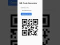 Qr code generator using html css and javascript #html #css #javascript #codinglife