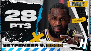 LeBron James 28 Pts 9 Ast 11 Reb Full Game 2 Highlights vs Rockets | September 6, 2020 NBA Playoffs