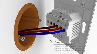 WiFi Smart Wall Dimmer Installation steps  -TIS Venera