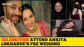 Rashami Desai से Mrunal Thakur तक सारे tv celebs attend किया Ankita Lokhande का pre wedding bash ||