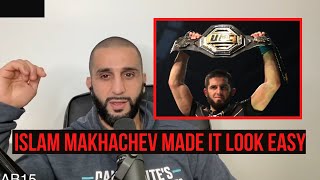 Islam Makhachev becomes the greatest lightweight in the World