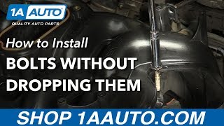 How to Install Bolts Without Them Falling Off Your Socket