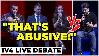 Destiny Vs Entire Panel & Moderator In HEATED Anti-Vaxx Debate ft. AJW, Jack Posobiec