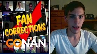 Fan Correction: "The Walking Dead" Zombies Don't Act Like That! | CONAN on TBS