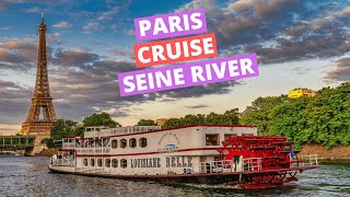 Paris 4K -Cruise on the Seine River aboard Bateau Mouche (croisière sur la Seine avec Bateau Mouche)