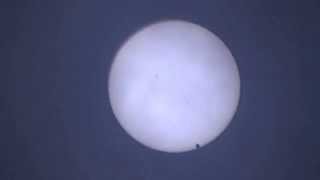 Last moment of Transit of Venus 2012  金星太陽面通過 第３接触　2012,6,6