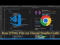 How to Run HTML File on Visual Studio Code || Run Your HTML Website Live in Browser | Window 10/11