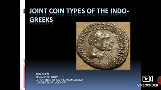JOINT COINS OF INDO-GREEKS