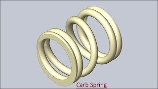 Carb Spring (Solid Edge Tutorial)