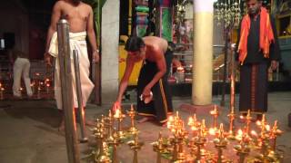 kallem srinivas reddy performing pooja at ayyappa temple in malakpet(part1')