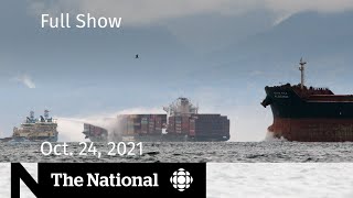 CBC News: The National | Container ship fire, Iqaluit water crisis, Mark Messier