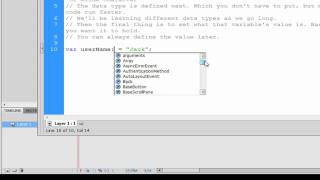 Flash CS3/CS4 Actionscript 3.0 Basics Tutorial(Variables 02)