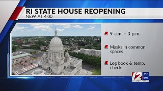 RI State House to partially reopen next month