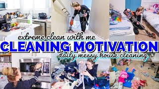 ✨ CLEANING MOTIVATION ✨ DAILY MESSY HOUSE CLEAN WITH ME | EVERYDAY MOM LIFE CLEANING - BRONTE'S LIFE