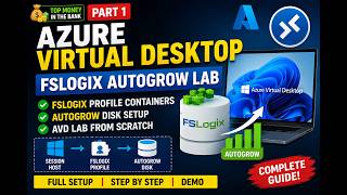 Azure Virtual Desktop FSLogix Autogrow Lab | Full Setup Using Terraform