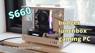 Let's Build a Budget $660 Lunchbox Gaming PC!! (ft. the Deepcool CH160)