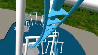 Orkanen (Hurricane) POV - New Roller Coaster for Faarup Sommerland 2013 Denmark