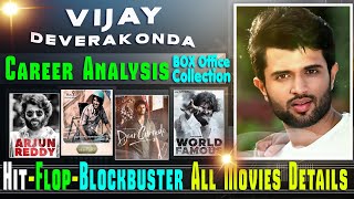 Vijay Deverakonda Hit and Flop Blockbuster Movies List with Box Office Collection Analysis