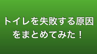 犬が突然トイレを失敗する原因をまとめてみた