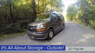 2018 Roadtrek 210 Popular has Perfect Storage