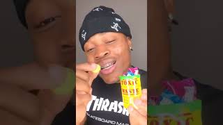 Exotic sour candies from BUSSIN SNACKS #shorts #tiktok #sour #challenge