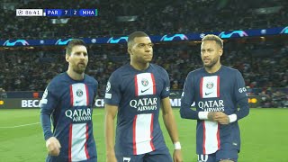 Messi, Neymar and Mbappe Destroying Maccabi Haifa | 2022