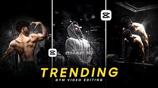 Instagram trending GYM reels video editing | Gym video editing tutorial | Capcut video editing