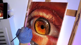 How To Paint Extremely Realistic EYE in Oils | Tutorial