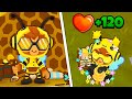 This NEW Hero HEALS 120 Lives Every 3 SECONDS... (Bloons TD Battles 2)